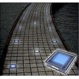 The SolarBrick is a self-contained premium solar powered lighting device for traffic and decorative uses