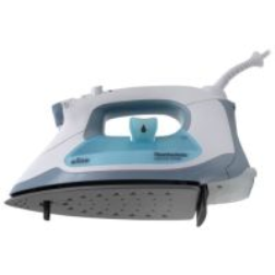 Iron with legs on the bottom lifts itself to prevent burning clothing
