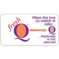 Smart labels are able to sense the quality of packaged meat by providing a graphic indication