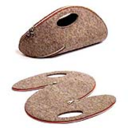 The zippable bag can be unzipped and laid flat for easy storage and cleaning