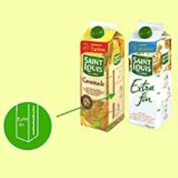 sugar carton for easy pouring and built-in transparent measuring gauge