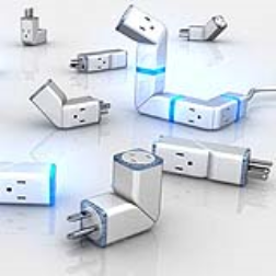 modular power strip that enables users to add or subtract sockets as needed