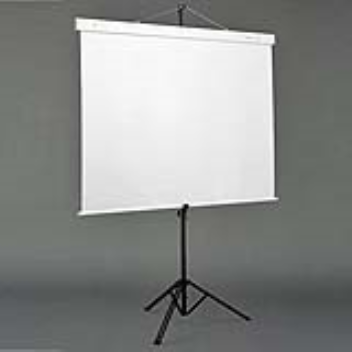 projection screen with a built in speaker