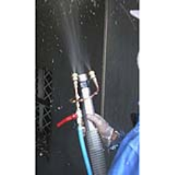 SpreFix is a method for spray on insulation for sound absorption, moisture and condensation control, fire protection and thermal insulation