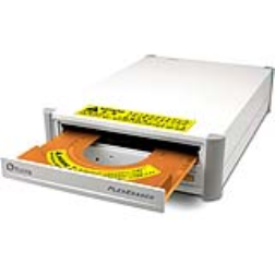 The PlexEraser makes a CD or DVD unreadable by re-recording over the lead-in and data sectors of a write-once disc