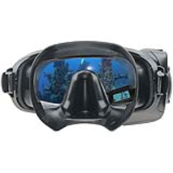diving mask with an integrated HUD