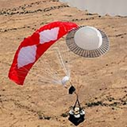 The Onyx parachutes have parafoil systems to direct themselves