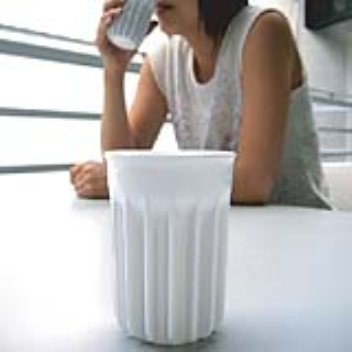 cup with fins which will prevent burning yourself
