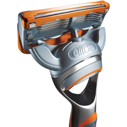 The Fusion razor has 5 blades and a single blade on the back hard to reach areas