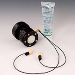 An ultrasound stethoscope has been developed which can make readings of noise levels upto 120 decibels
