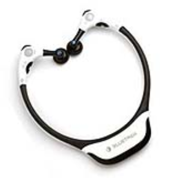Bluetooth headset that wraps around your head with 2 earpieces