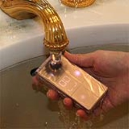 Now you can use your phone when you are in the bath or swimming pool