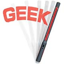 Wave this wand and produce a text message in light