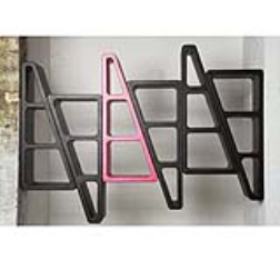 The shelving system is ideal for awkward sized spaces where you want to add shelves without doing custom work