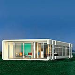 The Perrinepod is a self-contained, stackable housing unit that can be placed within a month of ordering