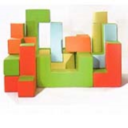These large tetris like blocks will inspire a kids imagination