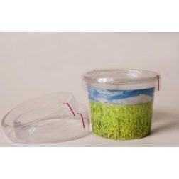 Biodegradable shrink foil can serve as label