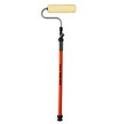 The Paintstick holds paint in the handle eliminating the need for a tray