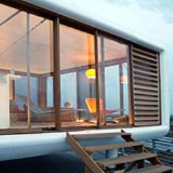 Loftcube is a 39 (or 55) square metre penthouse designed to be helicoptered to the location of your choice