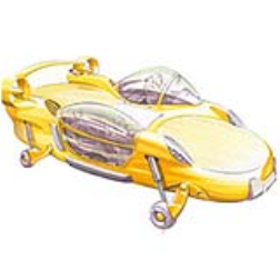 The X-Hawk uses a ducted fan design that allows it to have the same maneuverability of a helicopter without exposed blades