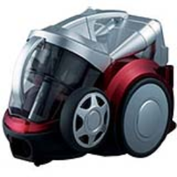 The LG Kompressor  vacuum cleaner turns the dust into blocks