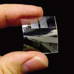 This thin flexible battery is developed using redox-active organic polymer film