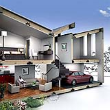 This method of building houses harnesses digital design technology and low volume production methods