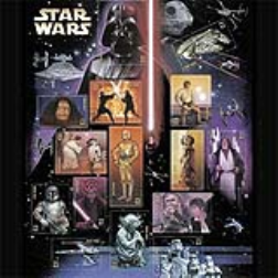 The US Postal service have postage stamps with Star Wars figures and scenes
