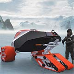 This lightweight, compact eco-friendly vehicle is for use in the most extreme environments