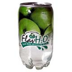 Beverage in a plastic can