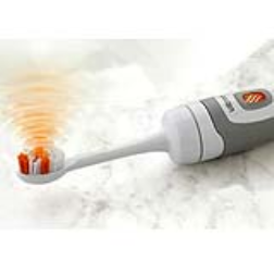 The Ultreo ultrasonic toothbrush uses ultrasound to clean