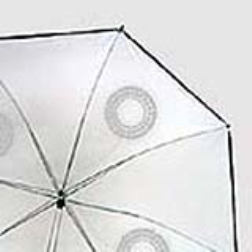 This umbrella has integrated speakers and a controller in the handle