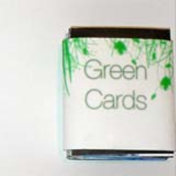 GreenCards are business cards which will grow
