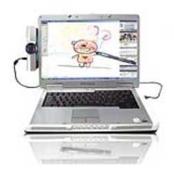 Clip-on converter turns any laptop into a tablet PC