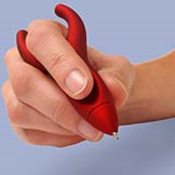 The PenAgain has an ergnomic pen design