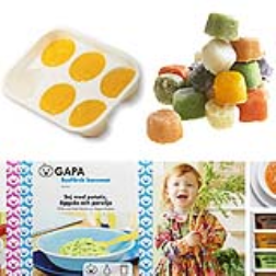 Fresh and frozen gourmet baby food