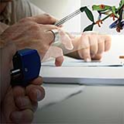 This sensor system detects the slightest motion and rotates the image to compensate for it