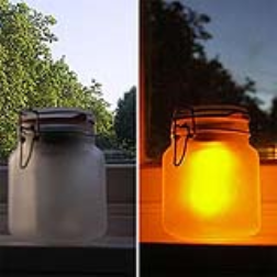 This jar stores 'sunlight' to release it at night