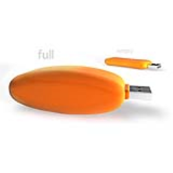 USB drive which inflates with more data