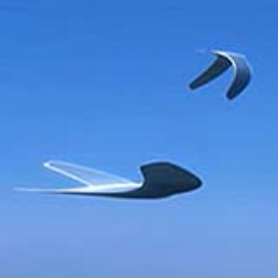 A solar airplane that uses flapping motion for propulsion