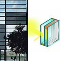 Windows can be insulated with a layer of circulating water
