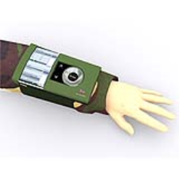 An electronic translation device to be worn on the wrist