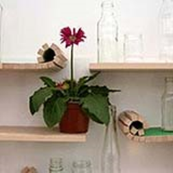 This shelf ends which can roll up for taller objects