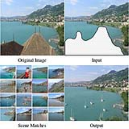 AN algorithm which checks millions of images and then fills the blanks in photographs