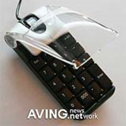 A mouse with a built in numpad