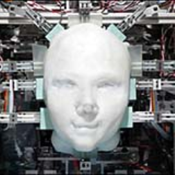 A robot face which can morph to look just like you