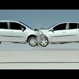 Renault advertisement which shows the autos having accidents