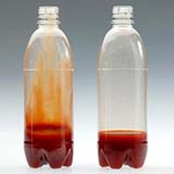 Packaging coating which repels liquids
