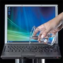 A waterproof laptop