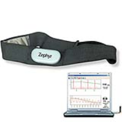 A diagnostic tool that uses smart-fabric technology to measure heart rate and respiratory performance